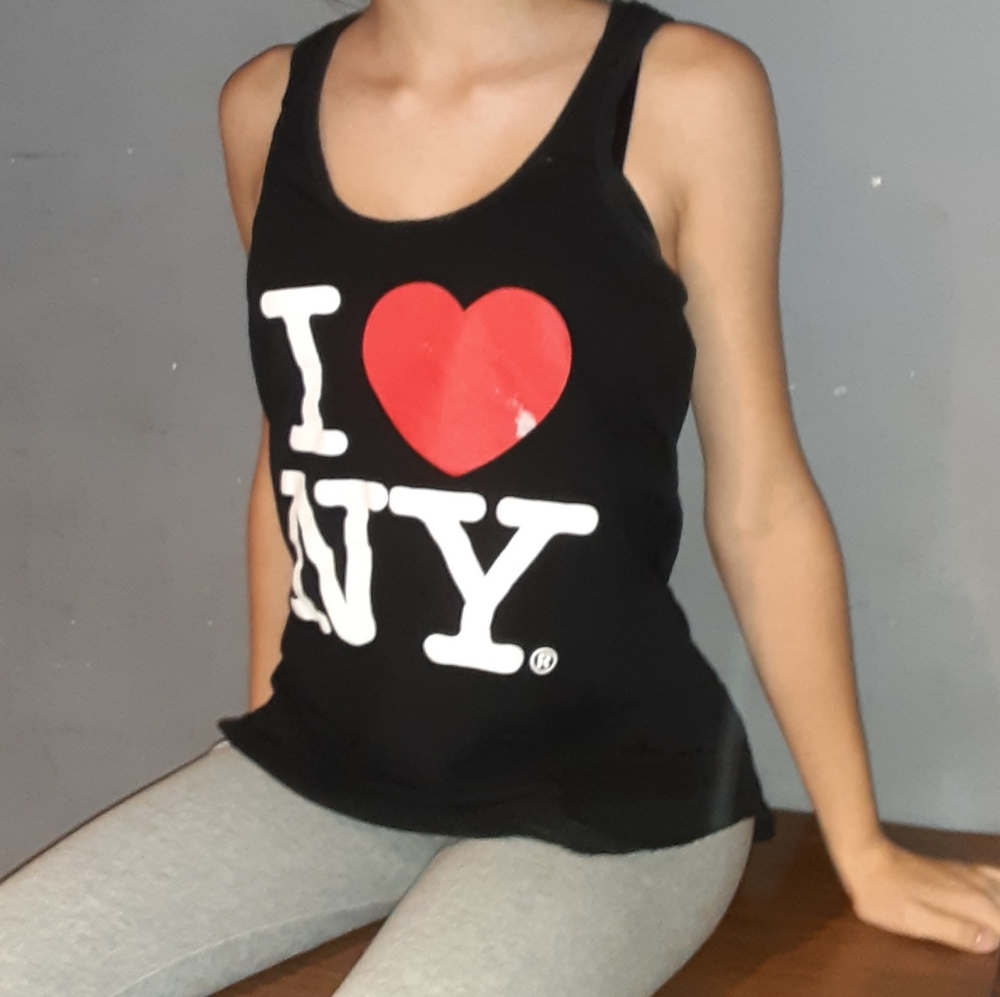 Size S/M Black I❤NY Tank Top